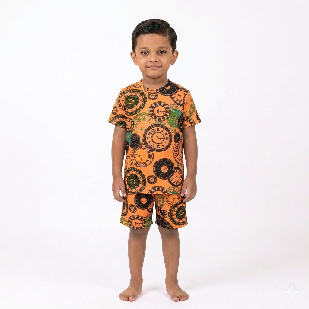Printed Boys Two Way Jercy Daily active wear - Any 1 set