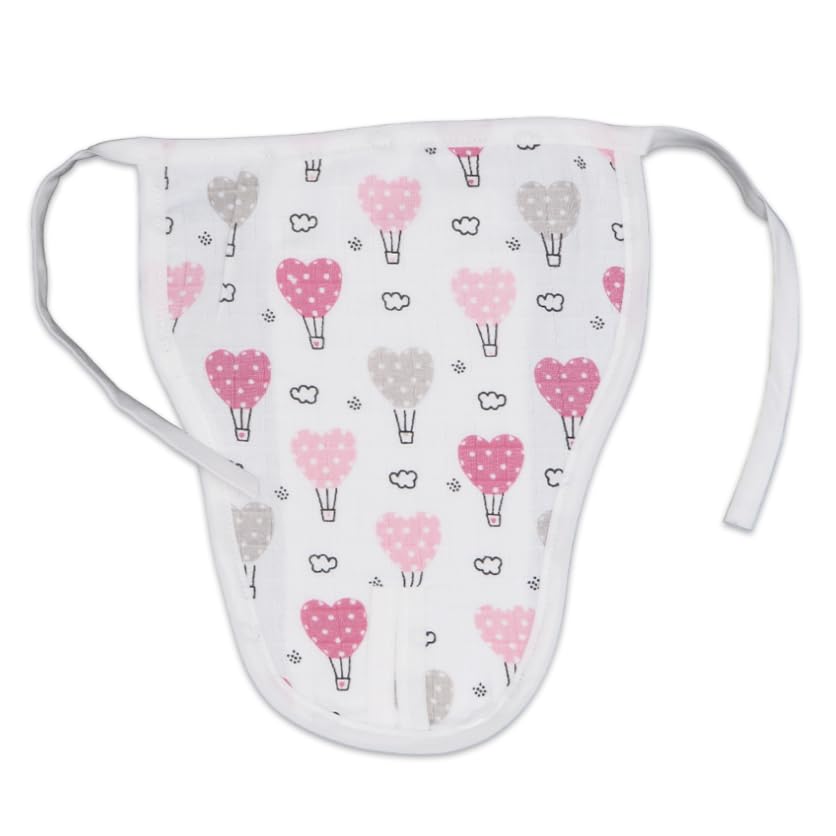 3 pieces-100% Muslin 4 Layer Nappy/Langot For 0-3 Month Soft, Washable, Reusable Cloth Diaper Highly Absorbent Skin Friendly