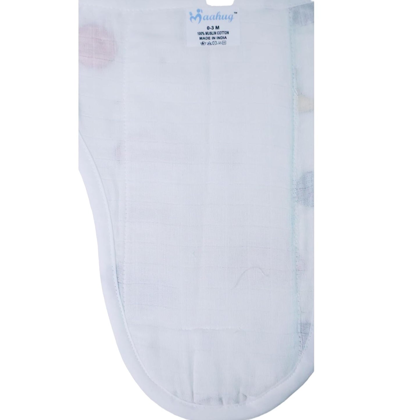 3 pieces-Muslin Cloth Padded Baby Nappy (0-9 Month) Reusable Diaper Langodu