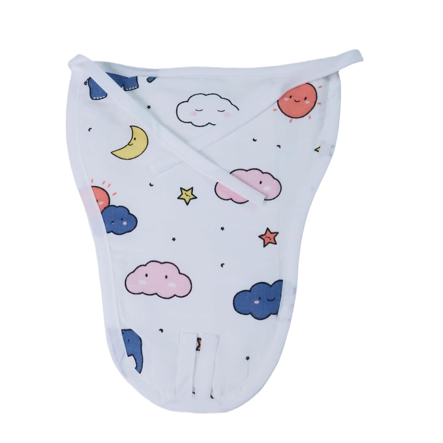 3 pieces-Muslin Cloth Padded Baby Nappy (0-9 Month) Reusable Diaper Langodu