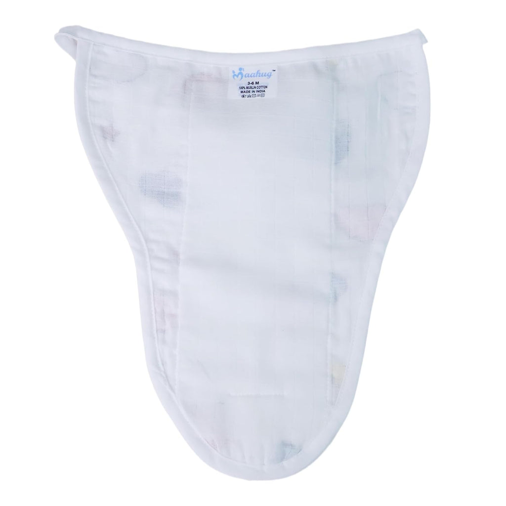 3 pieces-Muslin Cloth Padded Baby Nappy (0-3 Month) Reusable Langot Breathable Washable Cloth Diaper Langodu
