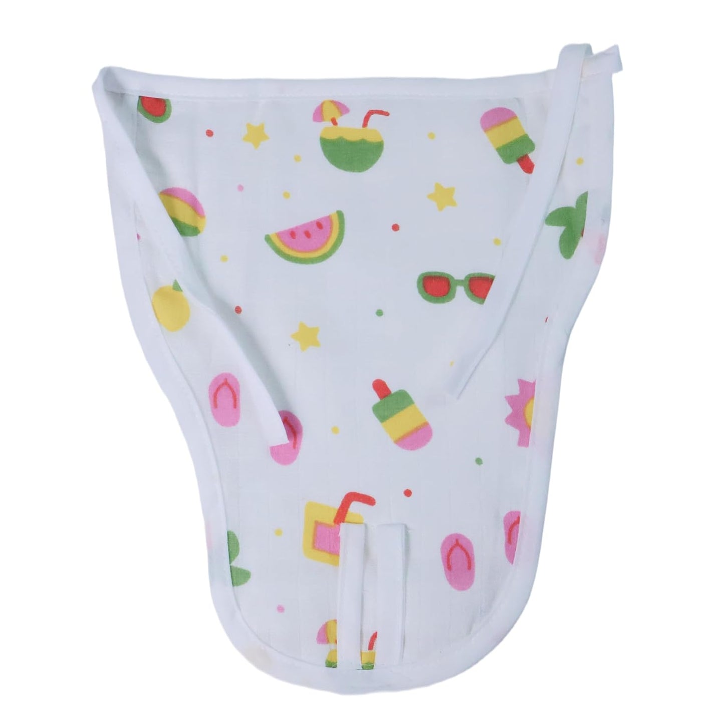3 pieces-Muslin Cloth Padded Baby Nappy (0-9 Month) Reusable Diaper Langodu