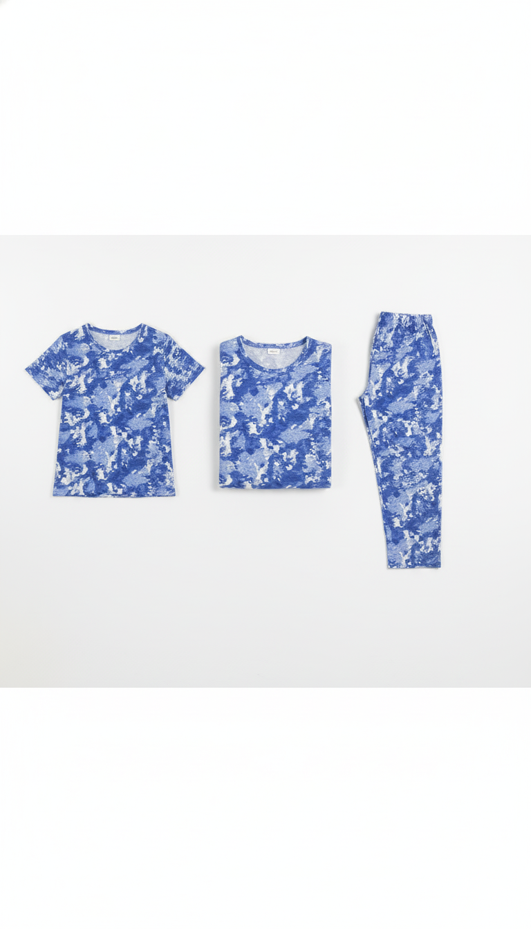 Cinderella 4 Way Popcorn Prill Set Girls 2 piece coord set daily wear - Any 1 set (random colors)