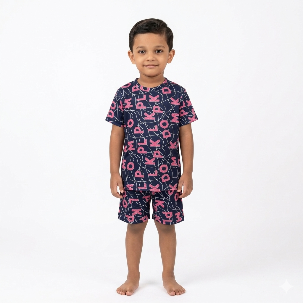 Printed Boys Two Way Jercy Daily active wear - Any 1 set