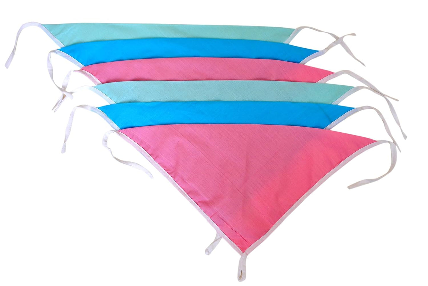 5 pieces-Printed Pure Cotton Reusable Nappy/Langodu for Baby V Shape - 0-6 Month -Multicolor