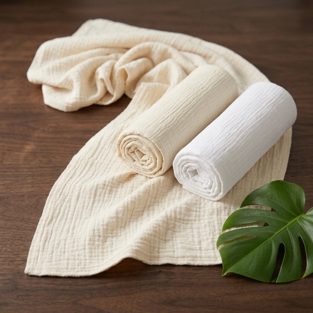Premium Large Muslin Towel (28" x 50") – Ultra-Soft, Quick-Dry Bath Towel for Adults, Kids & Babies-Any 1