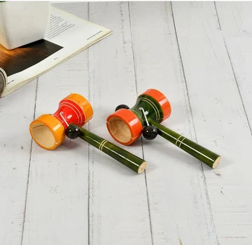 Any 5 Wooden Rattles – Assorted Collection | Baby Sensory Toys