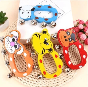 Any 5 Wooden Rattles – Assorted Collection | Baby Sensory Toys