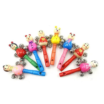 Any 5 Wooden Rattles – Assorted Collection | Baby Sensory Toys