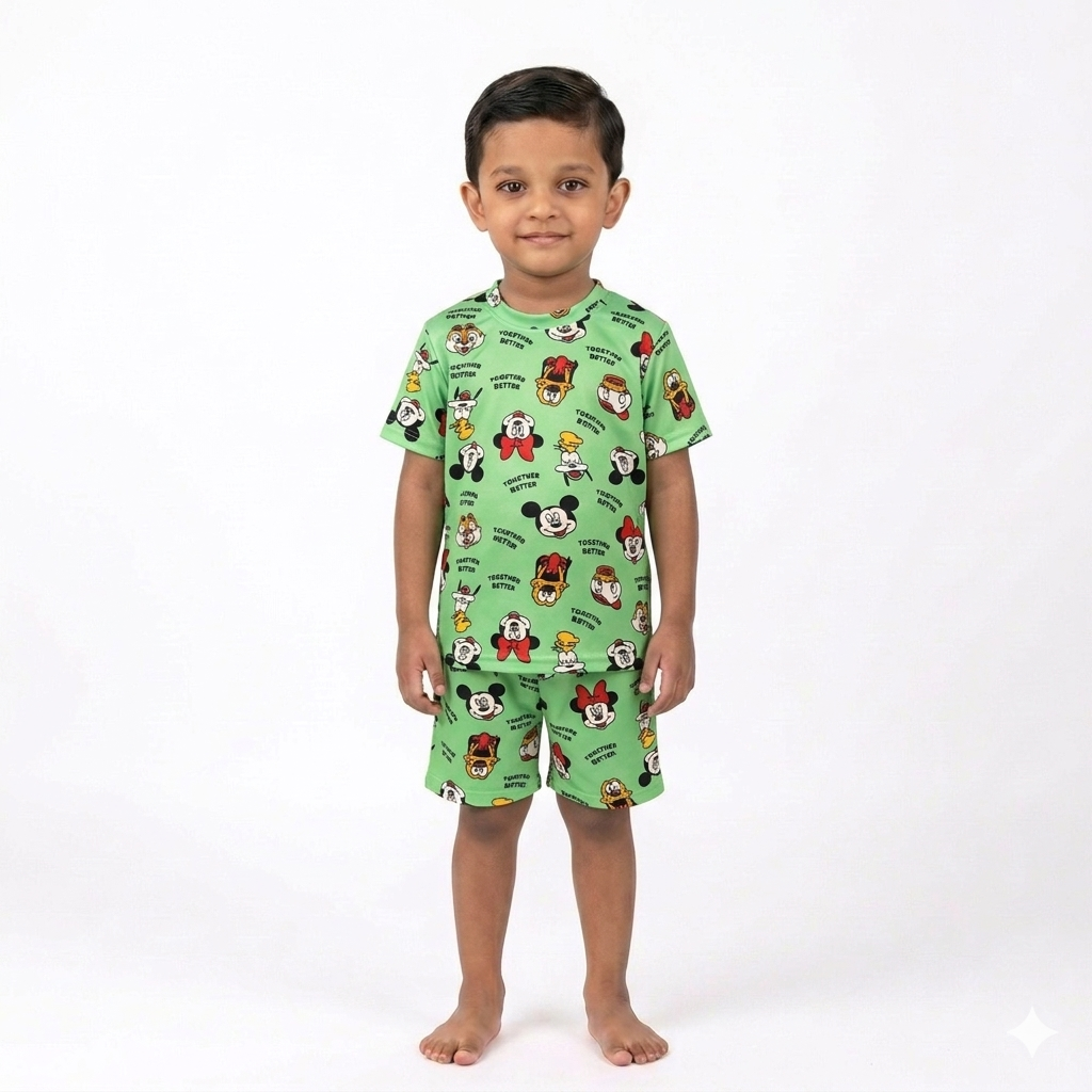 Printed Boys Two Way Jercy Daily active wear - Any 1 set