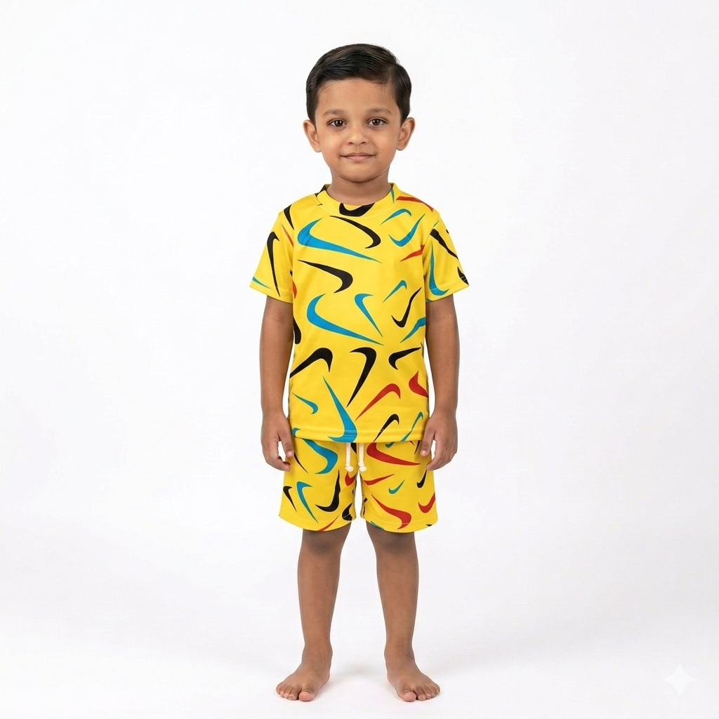 Printed Boys Two Way Jercy Daily active wear - Any 1 set