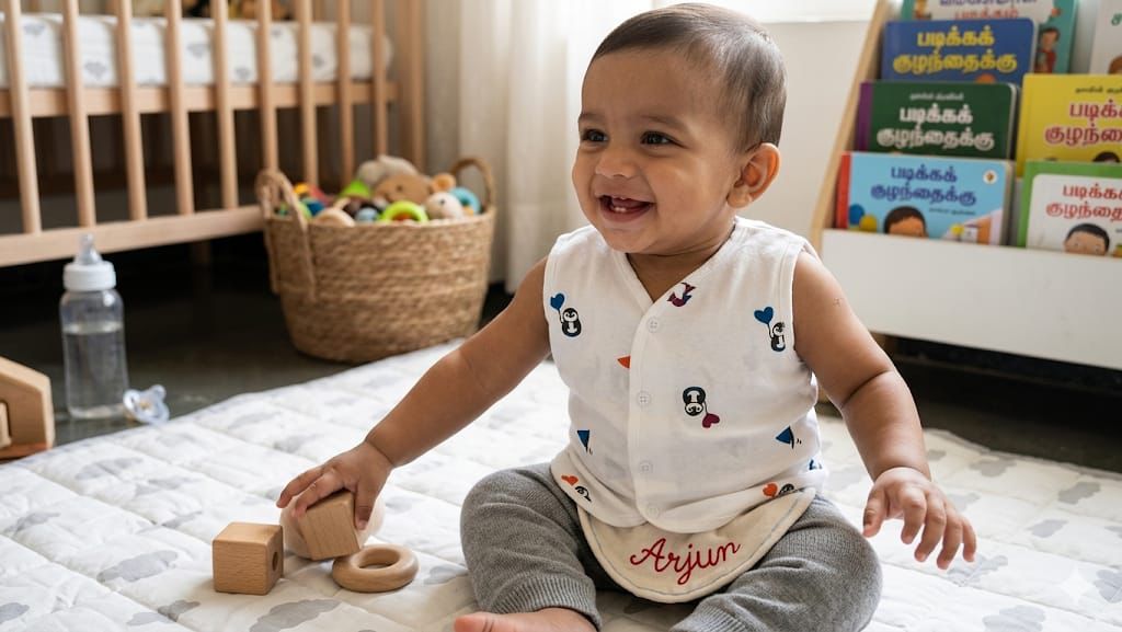 Front Button 0-6 month Soft Cotton Jabla White pack of 3 - Random Prints