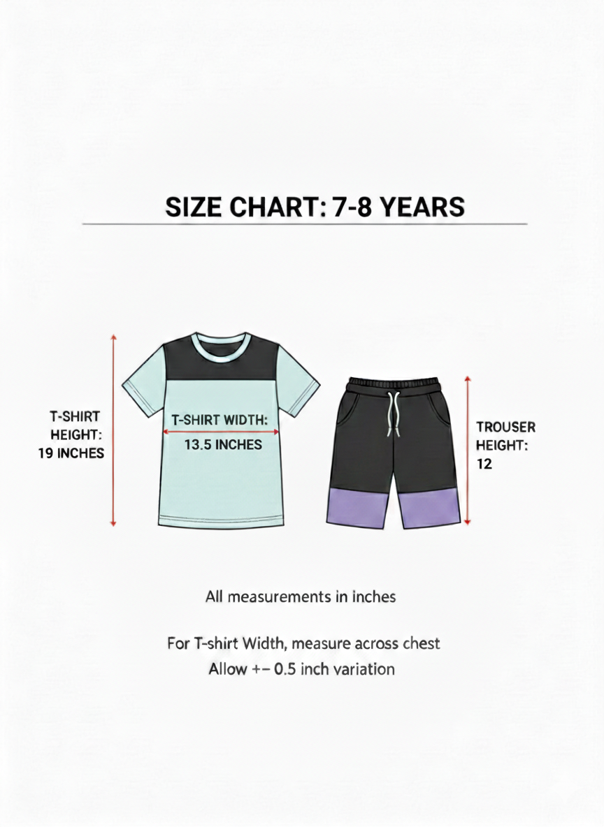 Boys Two Way Jercy Daily active wear - Any 5 Colors