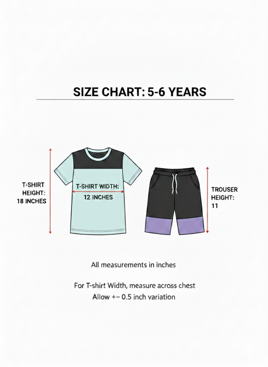 Boys Two Way Jercy Daily active wear - Any 5 Colors