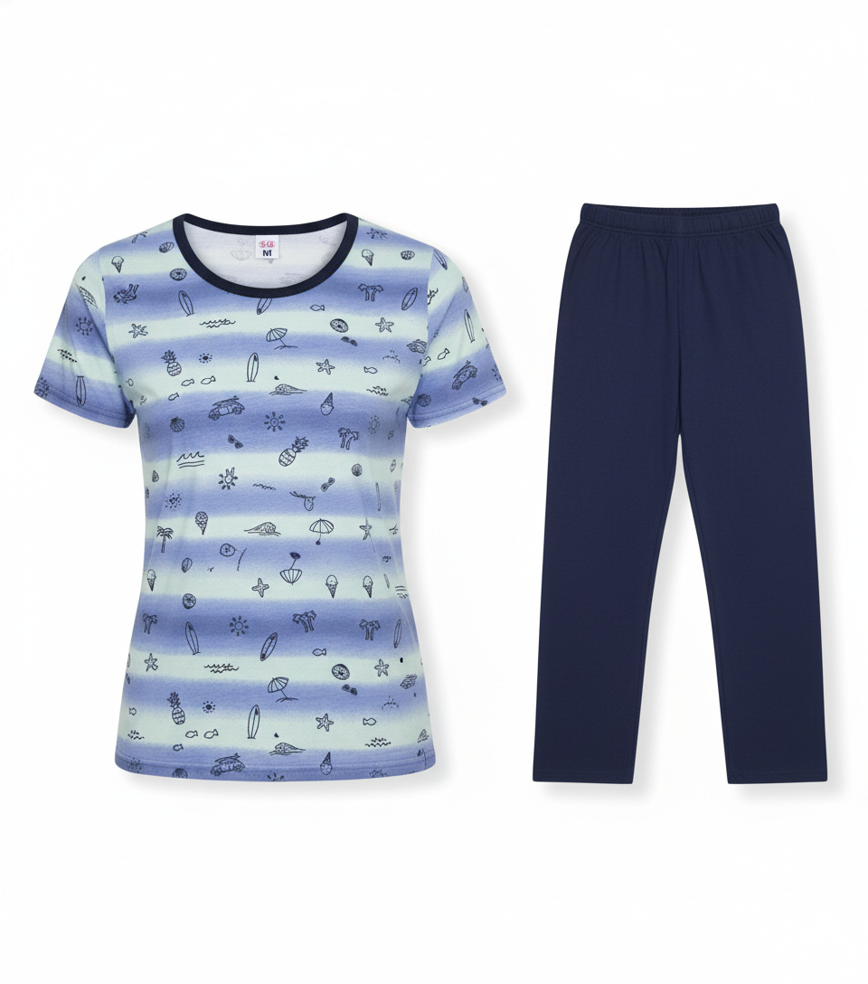 Girls 2 piece Cotton daily wear Night Dress - Any 5 Combo