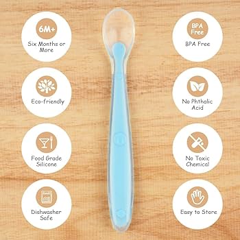 Kokibebe Silicone Feeding Spoon -Any 1 color