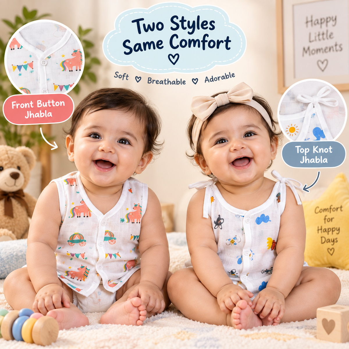 Pack of 10 Soft Muslin Jablas Combo