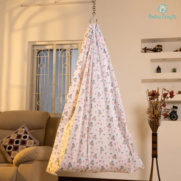 Ready to Use Muslin Cotton Cradle Cloth White- Thottil Vesti 3.5 Meter -Any 1