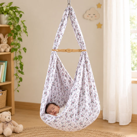 Ready to Use Muslin Cotton Cradle Cloth Thottil Vesti 3.5 Meter - Any 1