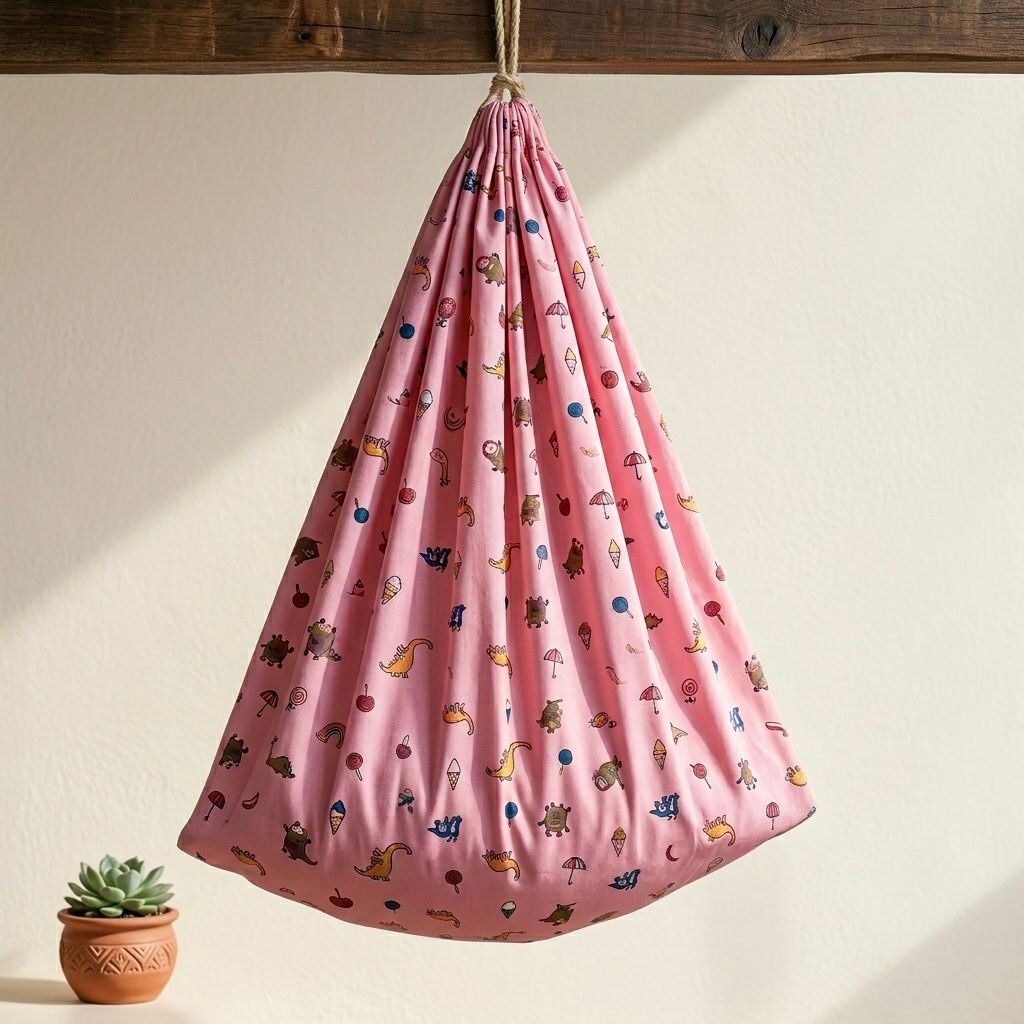 Ready to Use Cotton Cradle Cloth - Thottil Vesti 3 Meter -Any 1 color