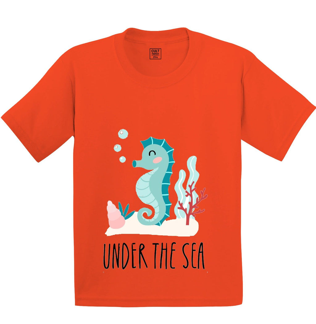 Sea Horse printed Kids T shirt - size 1-5 year