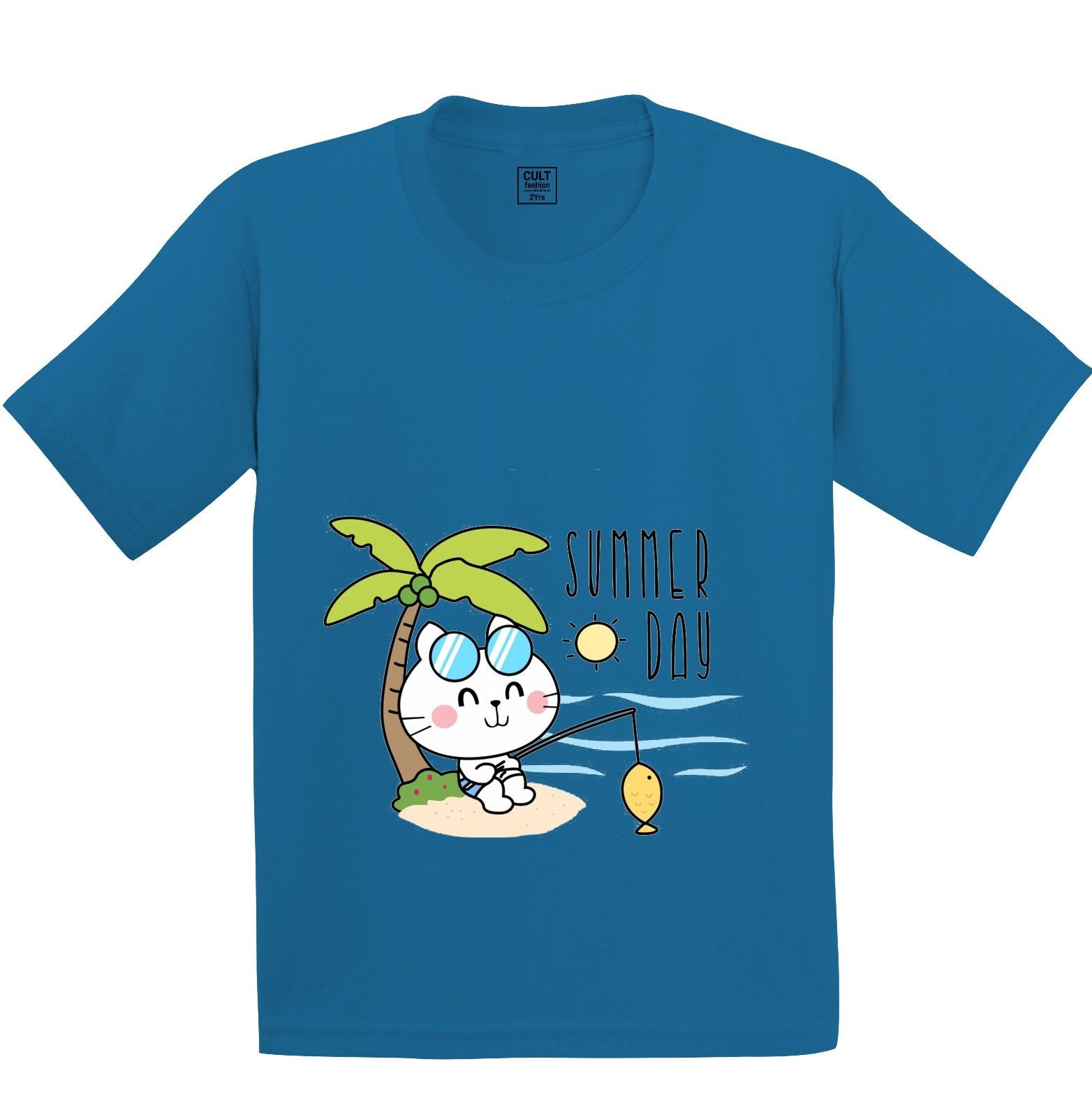 Cute Cat printed Kids T shirt - size 1-5 year