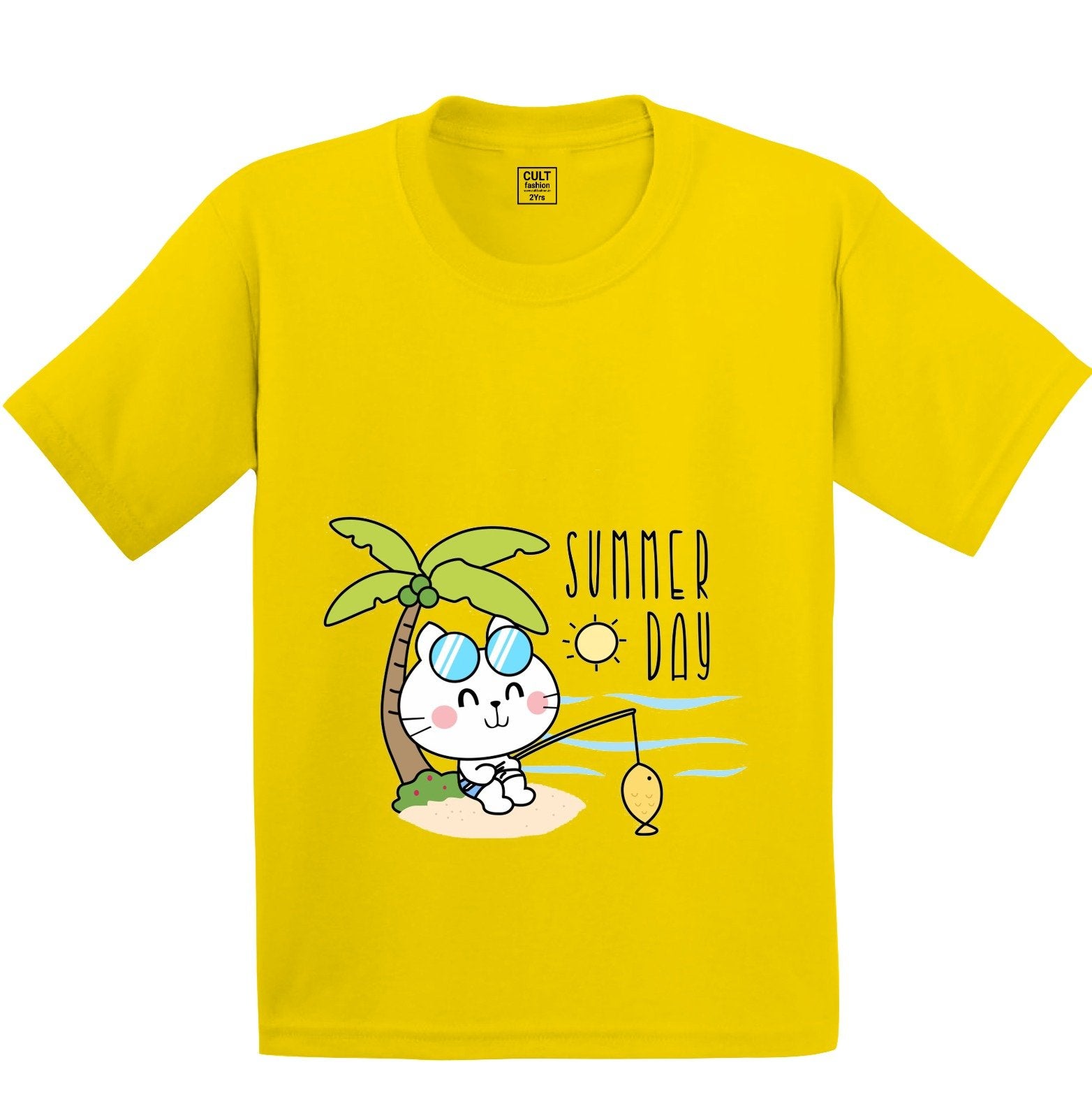 Cute Cat printed Kids T shirt - size 1-5 year