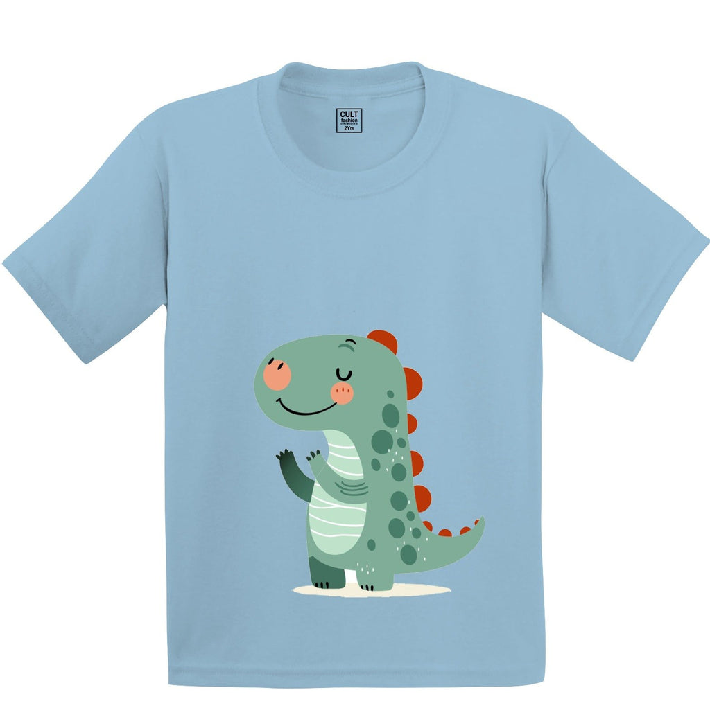 Grey Dino printed Kids T shirt - size 1-5 year