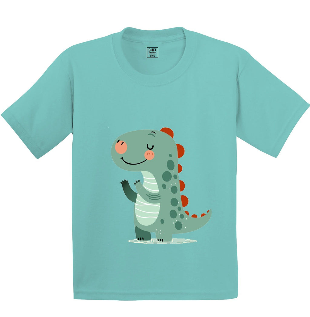 Grey Dino printed Kids T shirt - size 1-5 year