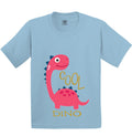 Pink Dino printed Kids T shirt - Size 1-5 year