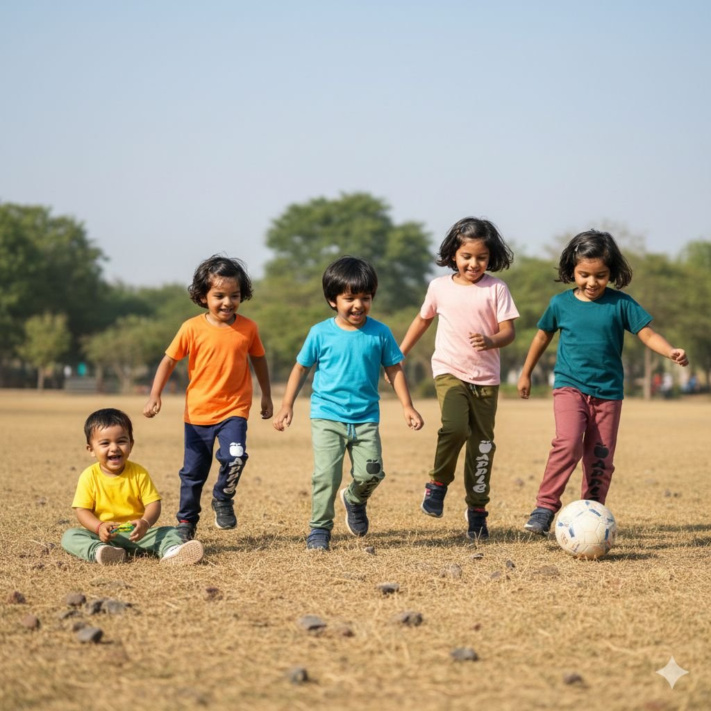 Side Piping Daily Use Unisex Pajama Track Pants For Kids - Multicolor Pack of 10 Random Colours