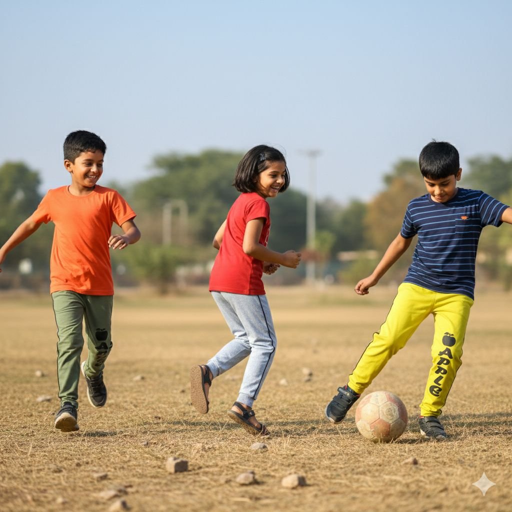 Side Piping Daily Use Unisex Pajama Track Pants For Kids - Multicolor Pack of 10 Random Colours