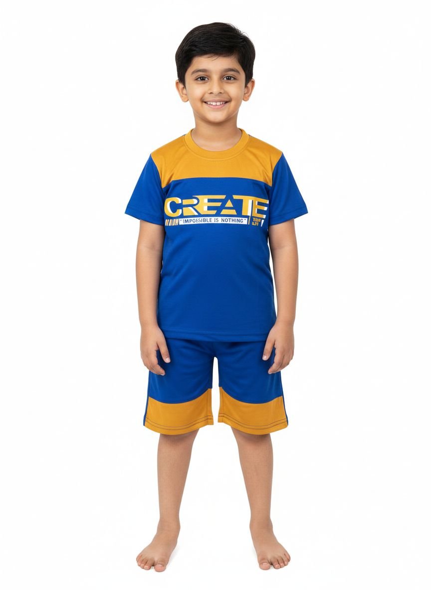 Boys Two Way Jercy Daily active wear - Any 5 Colors