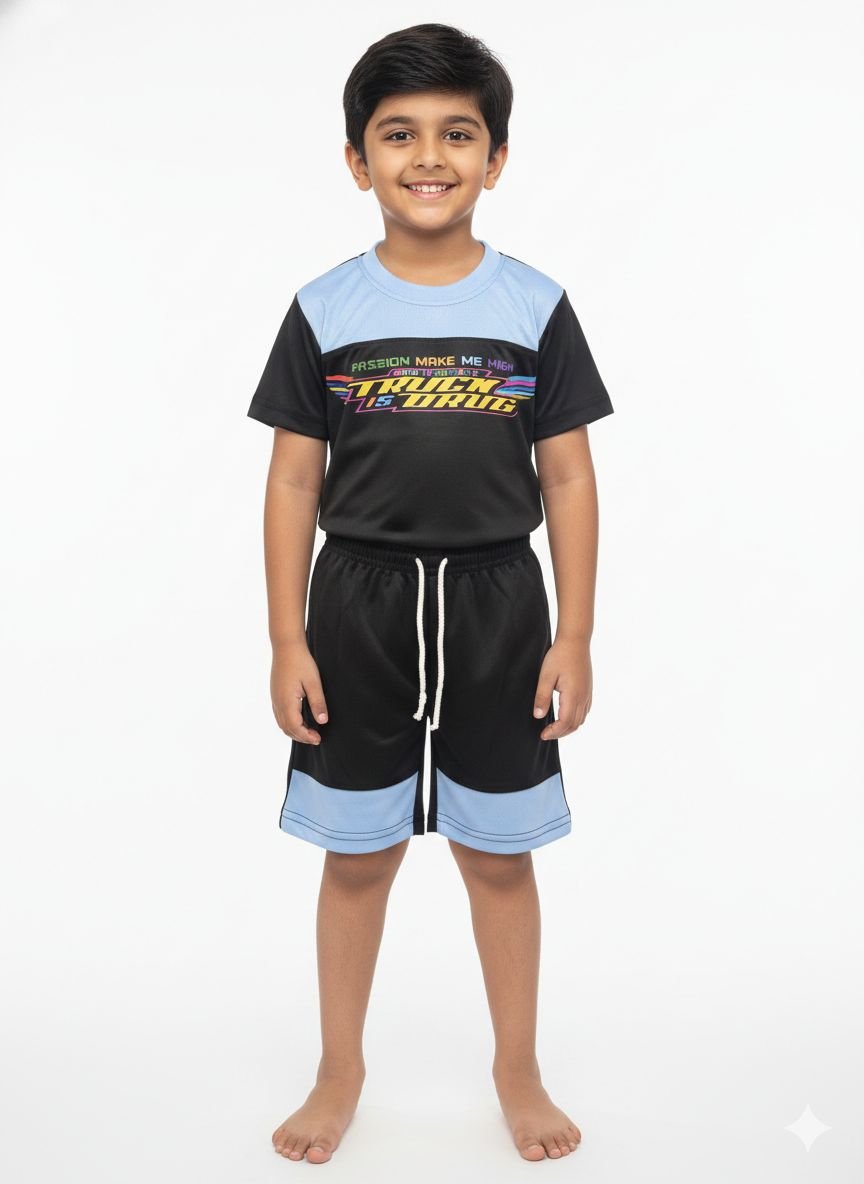 Boys Two Way Jercy Daily active wear - Any 5 Colors