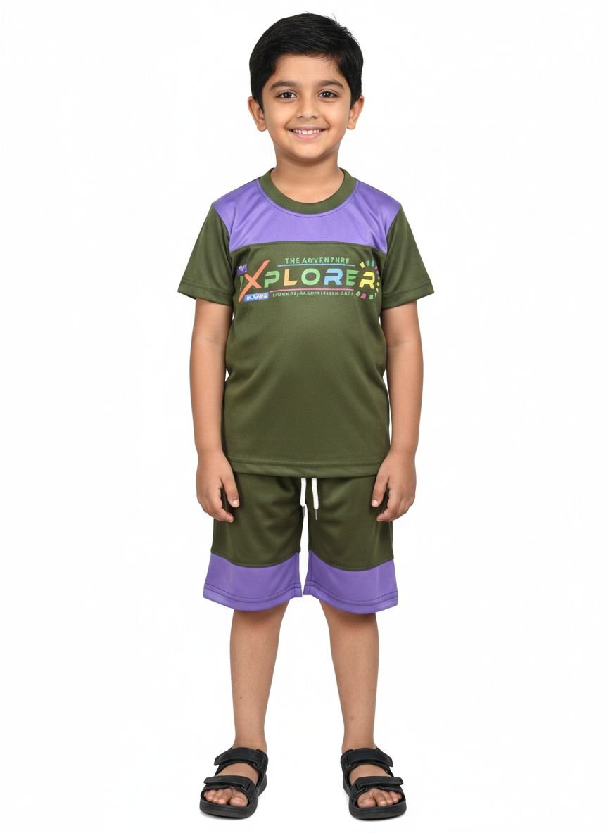 Boys Two Way Jercy Daily active wear - Any 5 Colors