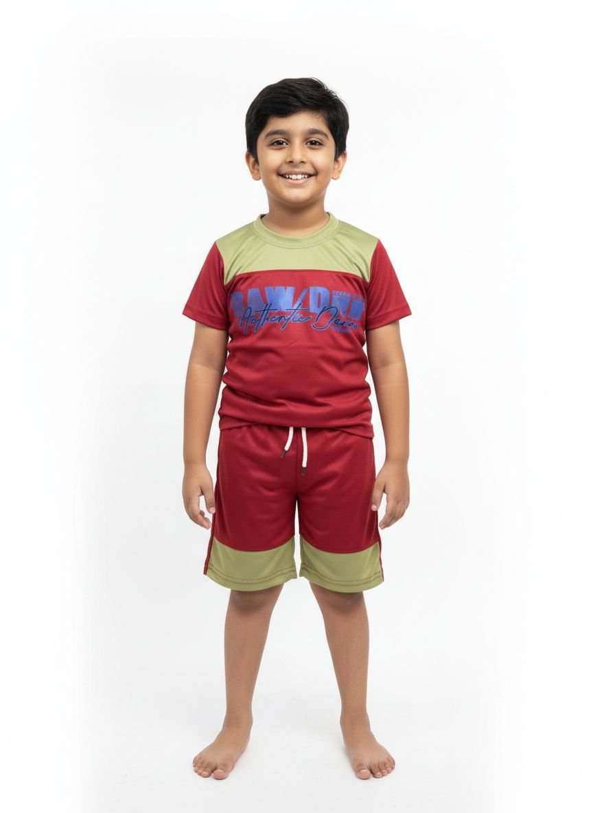 Boys Two Way Jercy Daily active wear - Any 5 Colors