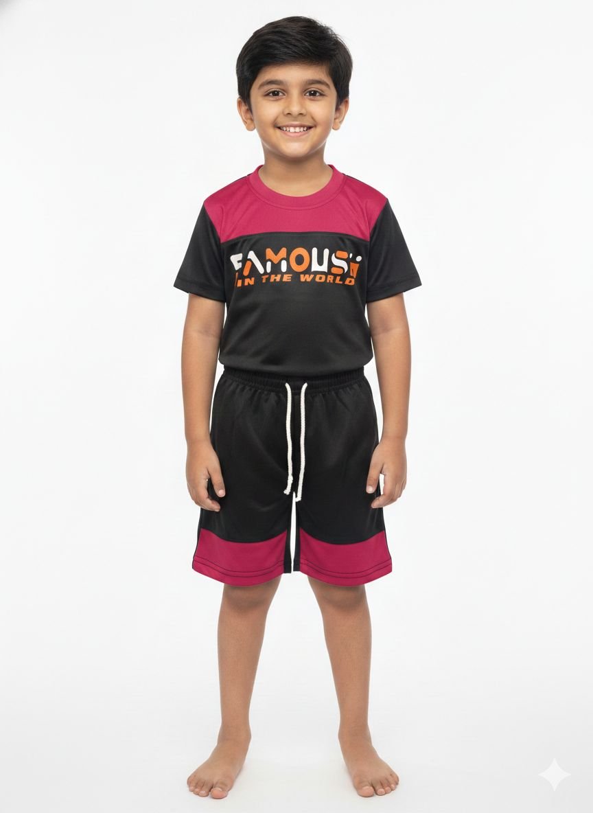 Boys Two Way Jercy Daily active wear - Any 5 Colors