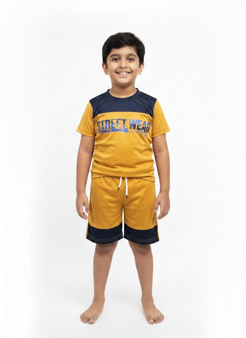 Boys Two Way Jercy Daily active wear - Any 5 Colors