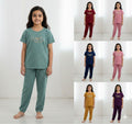 Girls 2 piece coord set daily wear - Any 1 set (random colors)