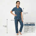 Girls Cute wear Night Suit Cotton Night Dress of Shirt and Pajama Set (Collarset) - Any 5 Colors Combo